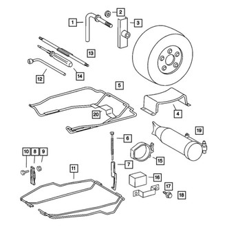 Mopar® - Floor Jack Bracket