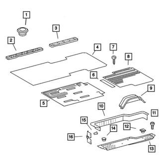 Mopar® - Wheel Housing Mat