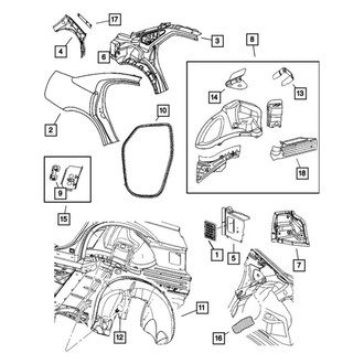Mopar® - Rear Driver Side Quarter Panel