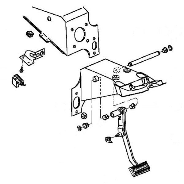 Mopar® - Brake Pedal Shaft