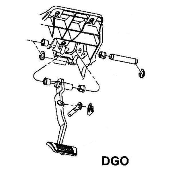 Mopar® 52010322AF Brake Pedal Pad