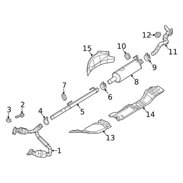 Mopar® - Replacement Exhaust Kit Scheme