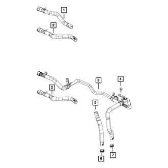 Mopar® - HVAC Heater Hose