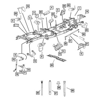 Mopar® - Frame Stiffener