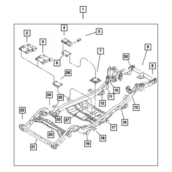 Mopar® - Chassis Frame