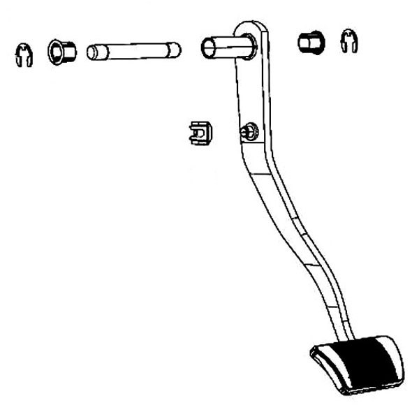 Mopar® - Swing Mount Brake Pedal