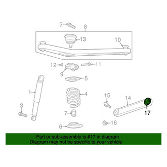 Jeep OE - Rear Lower Suspension Control Arm Bushing