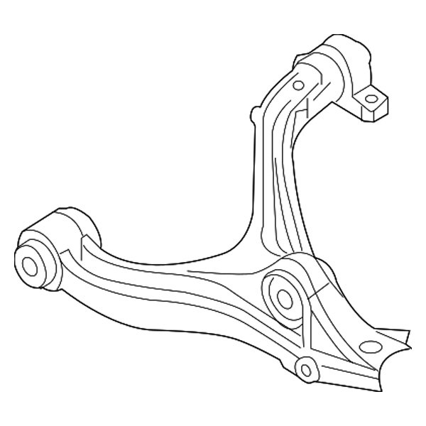 Mopar® - Front Passenger Side Lower Control Arm and Ball Joint Assembly