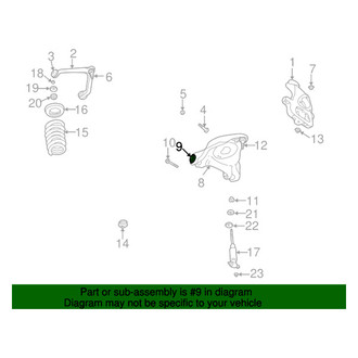 Dodge OE - Front Lower Rearward Suspension Control Arm Bushing