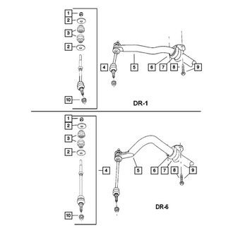 Mopar® - Front Sway Bar Bushing