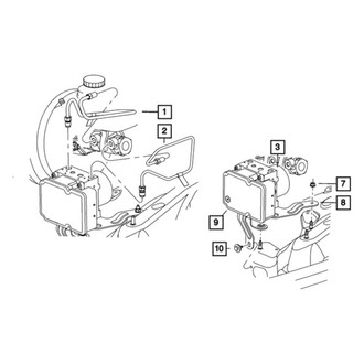 Mopar® - Brake Hydraulic Hose and Line Assembly