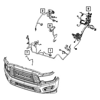 Mopar® - Headlight Wiring Harness