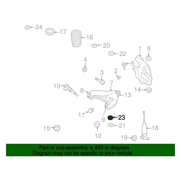 Mopar® - Shock Mount Insulator