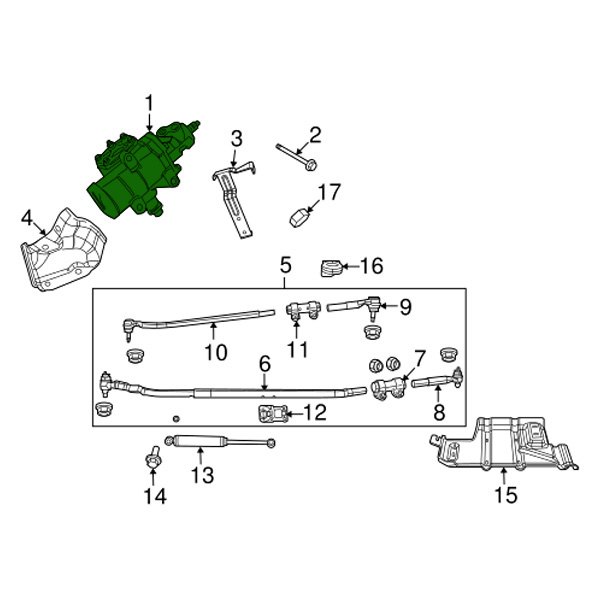 Mopar® - Power Steering Gear Box