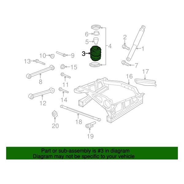 Mopar® - Rear Coil Spring