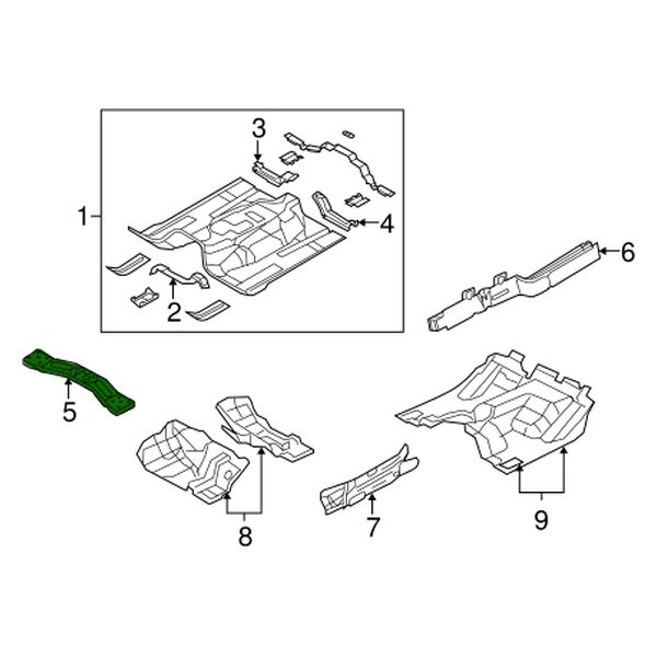 Mopar® - Replacement Transmission Crossmember