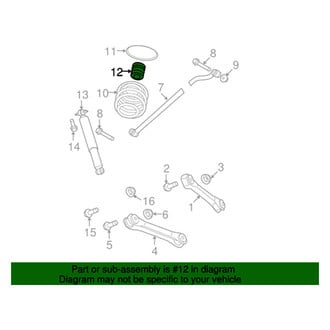 Jeep OE - Rear Coil Spring Damper