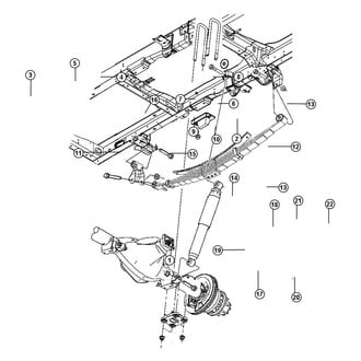 Mopar® - Leaf Spring Shackle