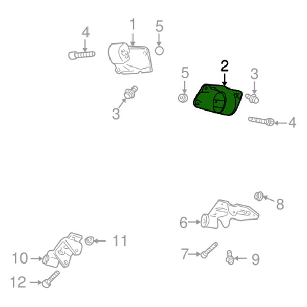 Mopar® - Engine Mount Heat Insulator