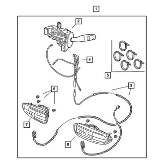 Mopar® - Passenger Side Replacement Fog Light