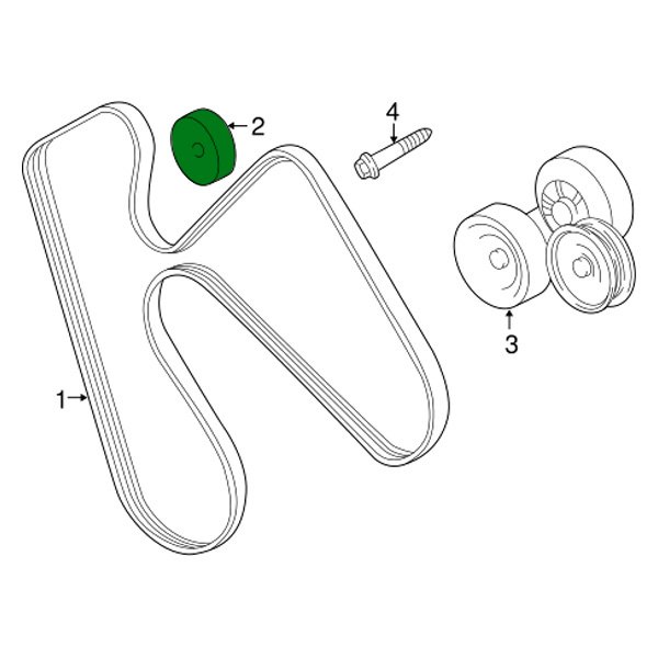 Mopar® - Drive Belt Idler Pulley