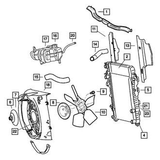 Jeep OE - Lower Radiator Coolant Hose