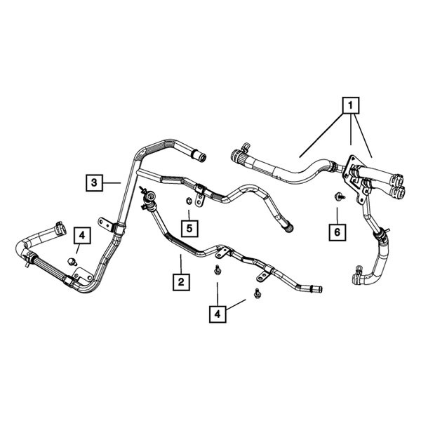 Mopar® - HVAC Heater Hose Kit