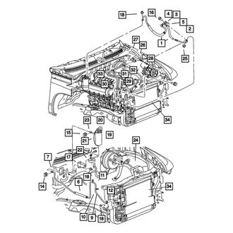 Mopar® - HVAC Heater Hose