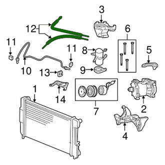 Dodge OE - A/C Hose Assembly