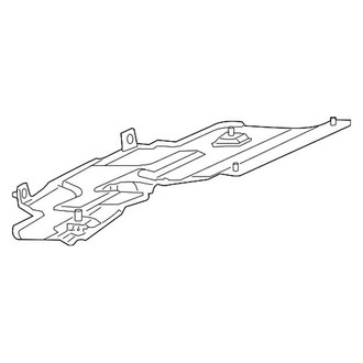 Dodge OE - Front Radiator Support Splash Shield