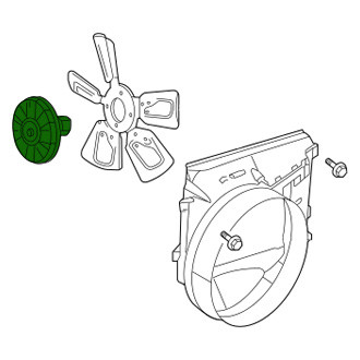 Mopar® - Engine Coolant Fan Motor