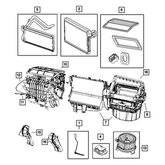 Dodge OE - HVAC Blower Control Cable