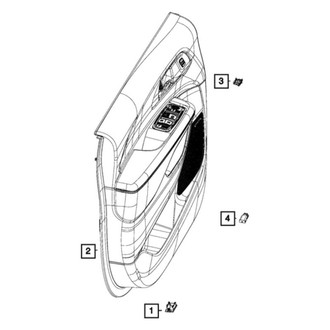 Mopar® - Seat Armrest Fill Plug
