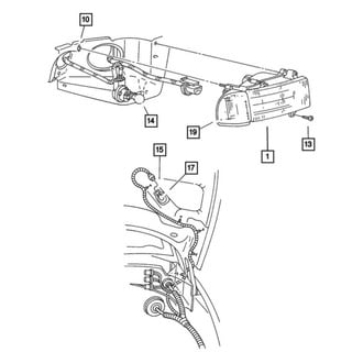 Mopar® 55077025AG - Driver Side Replacement Headlight