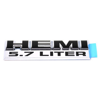 Mopar® - "HEMI 5.7 Liter" Nameplate Front Fender Emblem