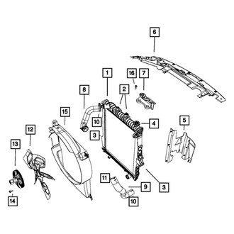 Dodge OE - Radiator Hose Clamp