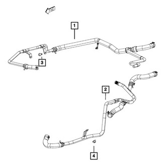 Dodge OE - HVAC Heater Hose
