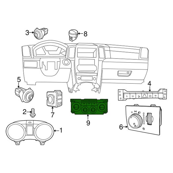 Mopar® - HVAC Control Switch