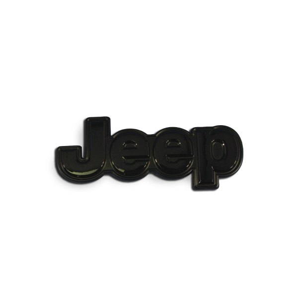 Mopar® - "Jeep" Nameplate Black Hatch Emblem