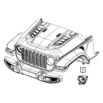 Jeep OE - Front Left Headlight Assembly