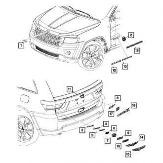 Jeep Grand Cherokee Replacement Hoods | Hinges, Supports – CARiD.com