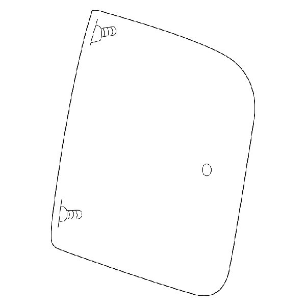 Mopar® - Driver Side Side Panel Glass