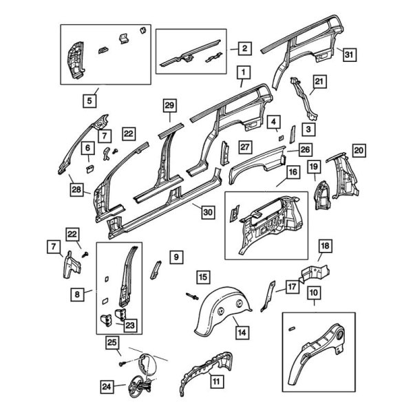 Mopar® - Fuel Filler Door