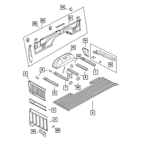 Mopar® - Wheel House Extension Rear