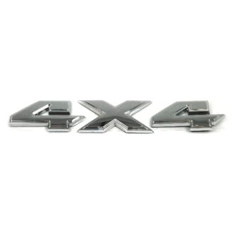 Mopar® - "4 x 4" Nameplate Chrome Tailgate Emblem