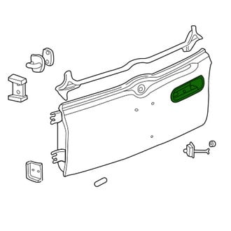 Mopar® - Rear Exterior Door Handle