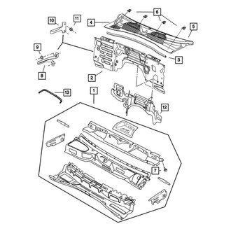 Mopar® - Cowl Cover Seal