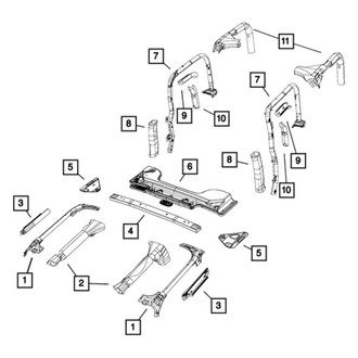 Mopar® - Left Sport Bar Molding