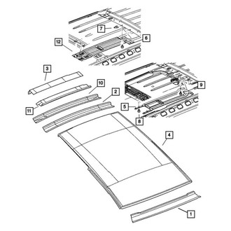 Mopar® - Front Roof Header Panel