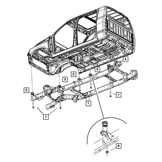 Mopar® - Body Hold Down Cushion